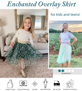 Enchanted Overlay Skirt (Childrens)