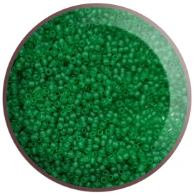 11/0 TR-7BF Grass Green Frosted Transparent 10g/30g Round Toho Seed Beads | Beading Supply