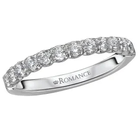 18kt White Gold Matching Diamond Wedding Band