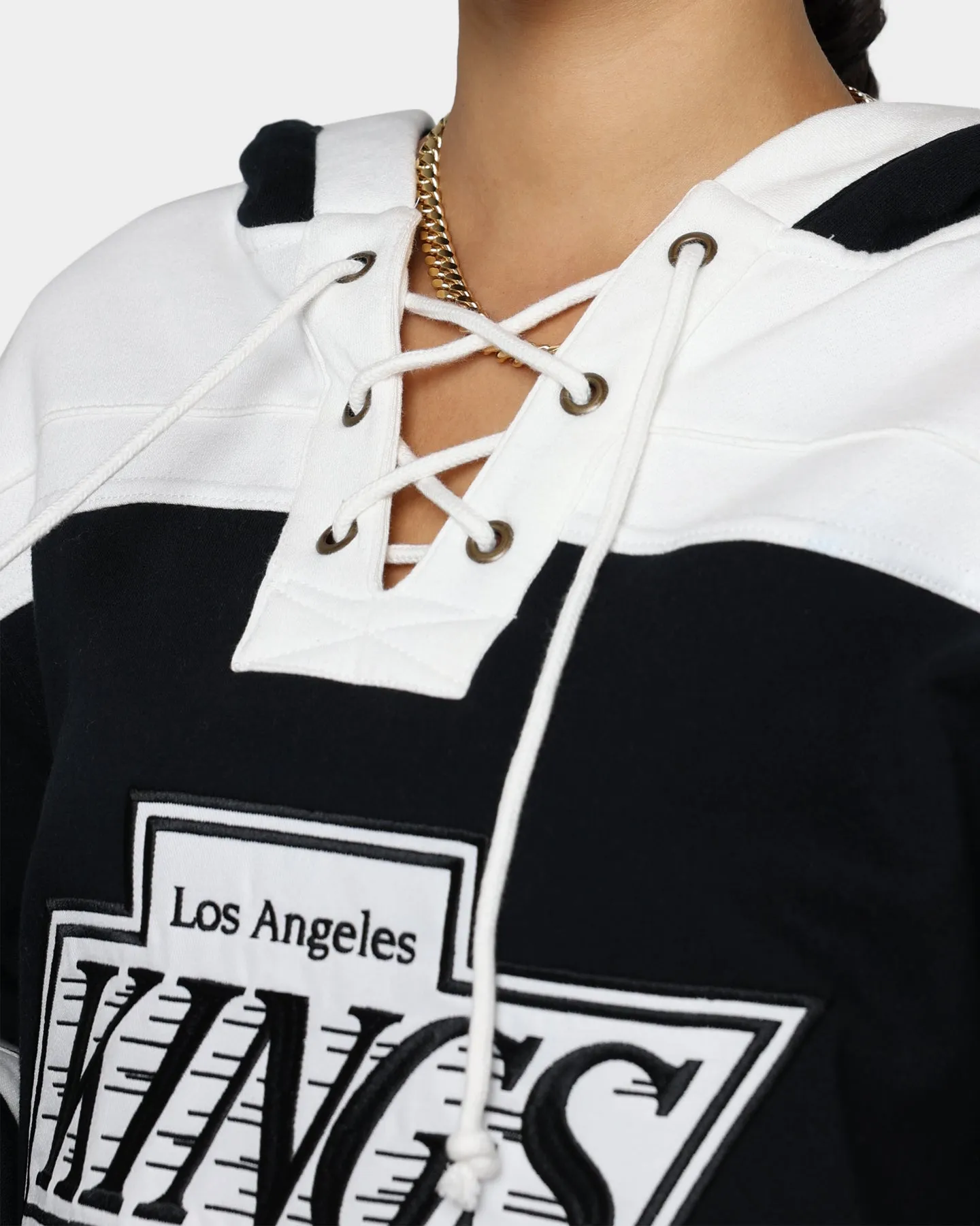 47 Brand Los Angeles Kings Superior Lacer Hoodie Jet Black