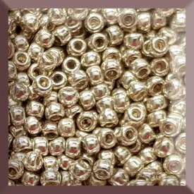 8/0 TR-PF558 Aluminium Galvanized Permanent Finish 10g/30g Round Toho Seed Beads - Beading Supply