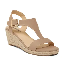 Anchor Espadrille in Taupe Fabric