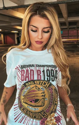 Bad B Championship Ring 💍💍 White T-Shirt