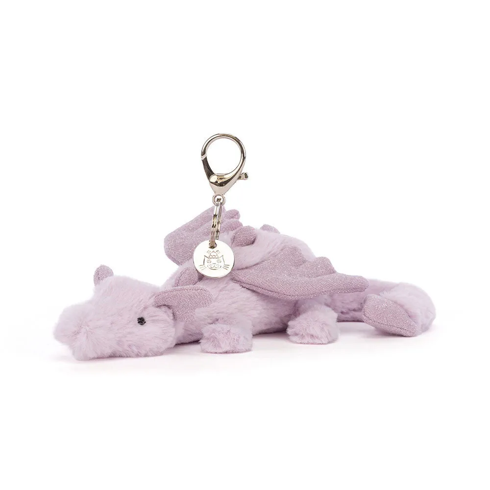 Bag Charm - Lavender Dragon