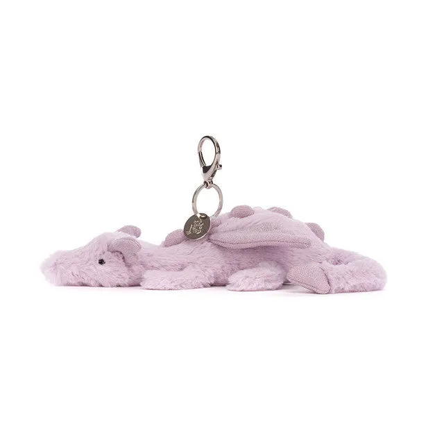 Bag Charm - Lavender Dragon