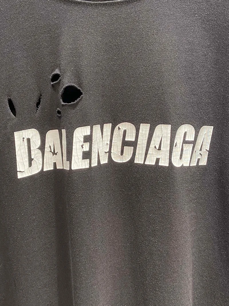 Balenciaga DESTROYED T-SHIRT BOXY FIT