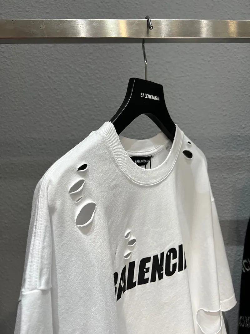 Balenciaga DESTROYED T-SHIRT BOXY FIT