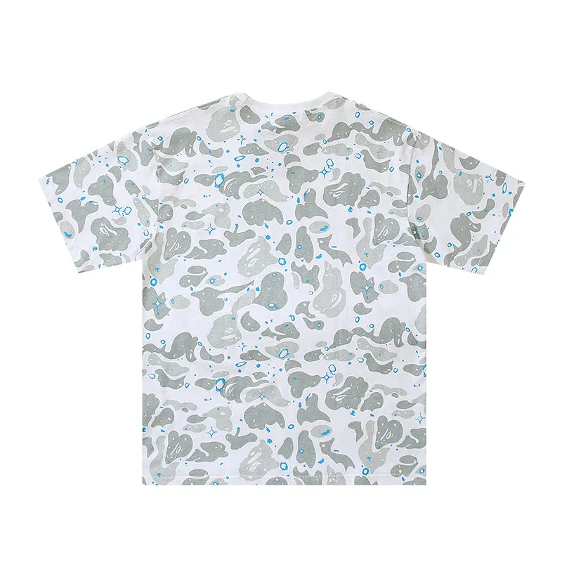 BAPE Space Camo College Tee (SS21) White