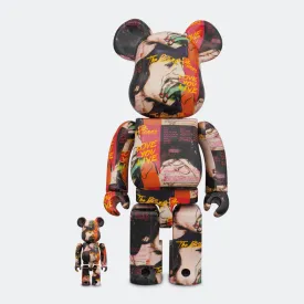 Be@rbrick × Andy Warhol × Rolling Stones 400% Set - Love You Live