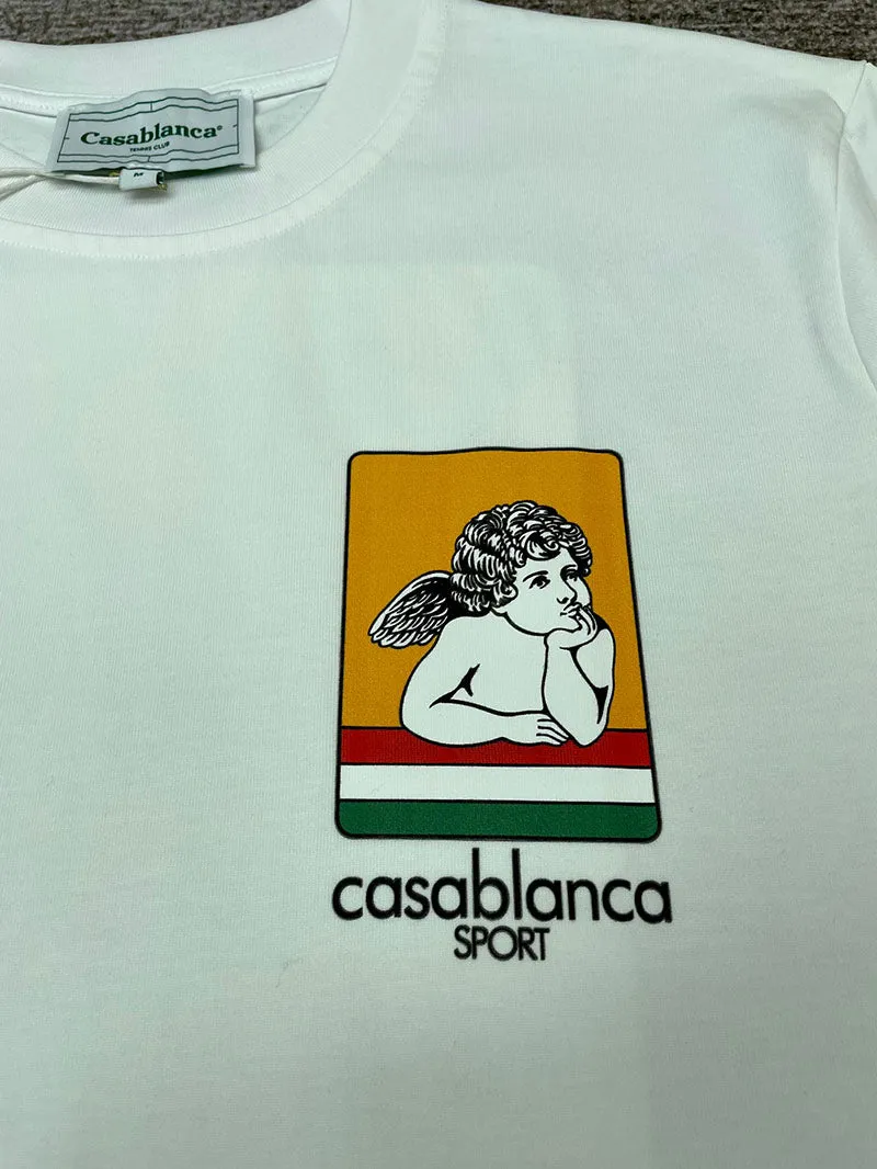 CASABLANCA Racing Cherub T-Shirt