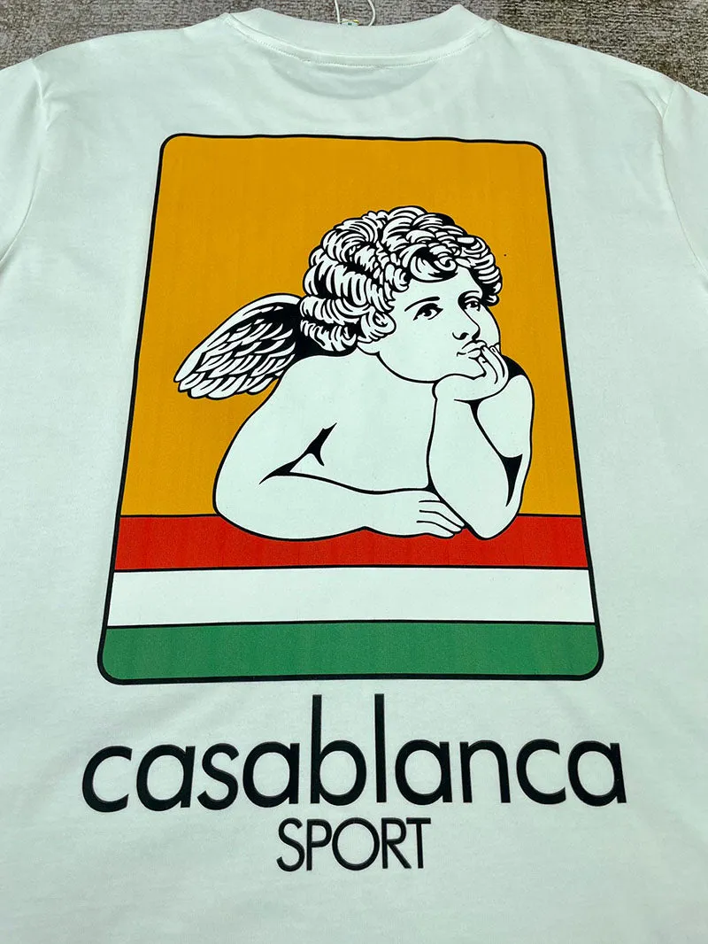 CASABLANCA Racing Cherub T-Shirt