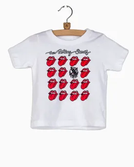 Children's Rolling Stones Oklahoma Flag Multi Lick White Tee