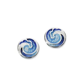 Coastal Large Silver Earrings EE368