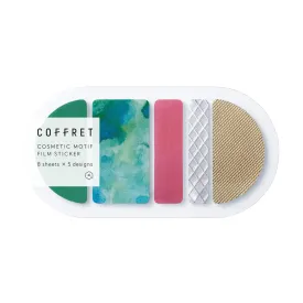 COFFRET ROUND Cosmetic Motif Film Sticker - Forest Green (COFR002)