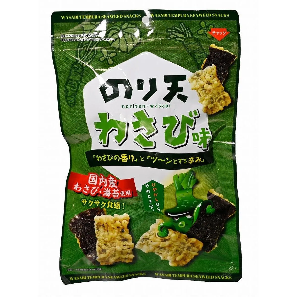 Daiko Noriten Wasabi Tempura Seaweed Snack 65g