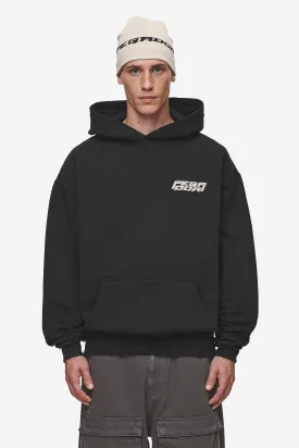 Doyer Oversized Hoodie Washed Black