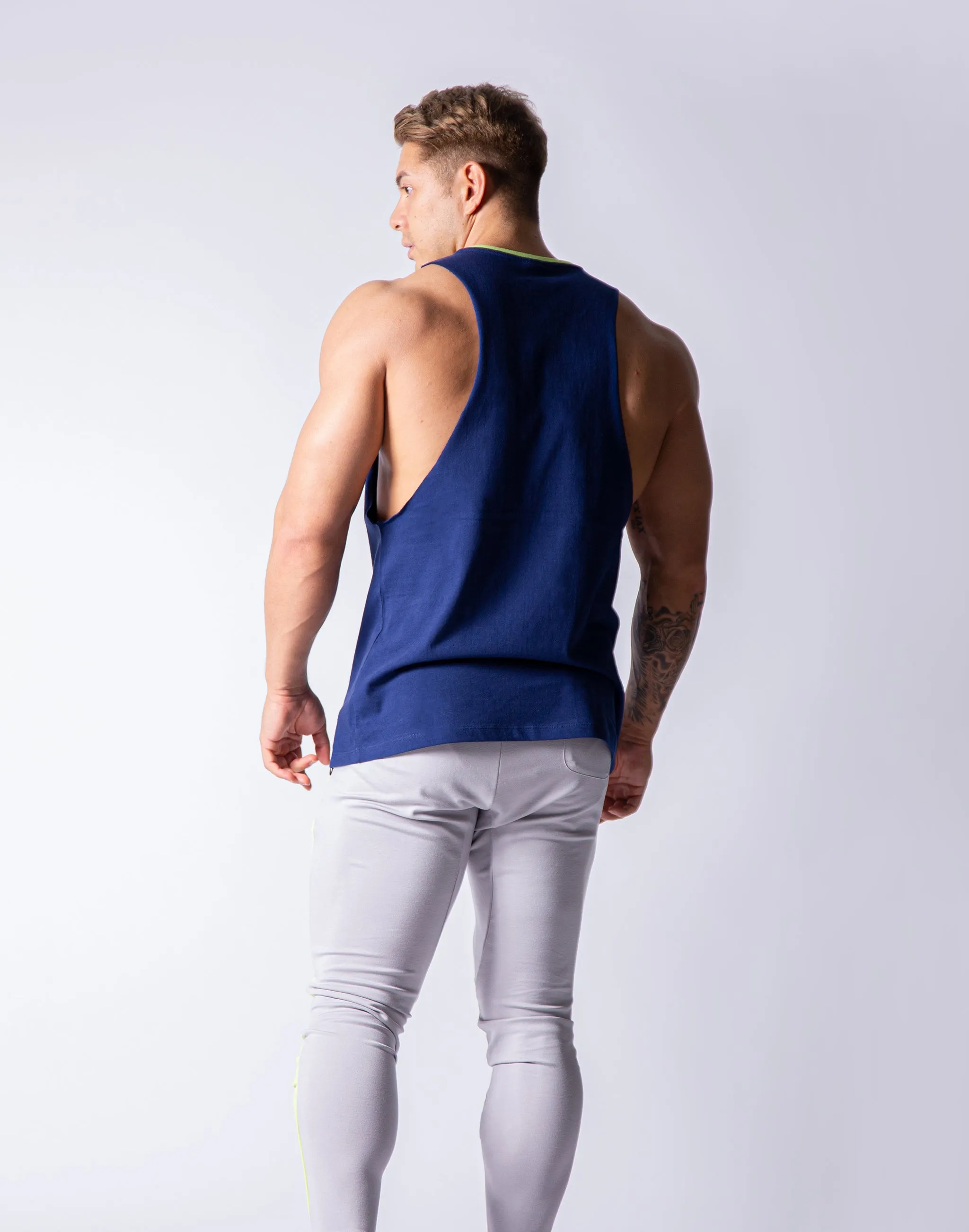 Drop Shoulder Tanktop - Navy