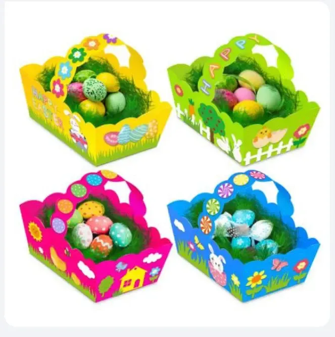 Easter Basket Bunny Bags / Bucket / baskets x 8pcs