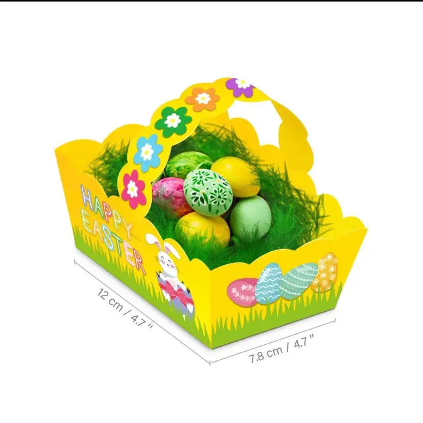 Easter Basket Bunny Bags / Bucket / baskets x 8pcs