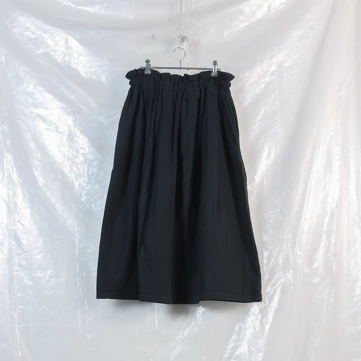 elasticated drawstring skirt