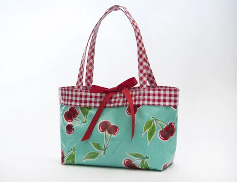 Freckled Sage Oilcloth Handbag