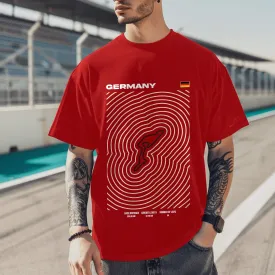 German Grand Prix Circuit Oversized T-Shirt