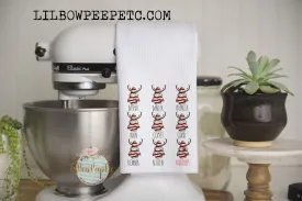 Hand Towel: Reindeer Snack Cakes