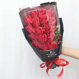 Handmade Soap Roses Bouquet (Delivery)