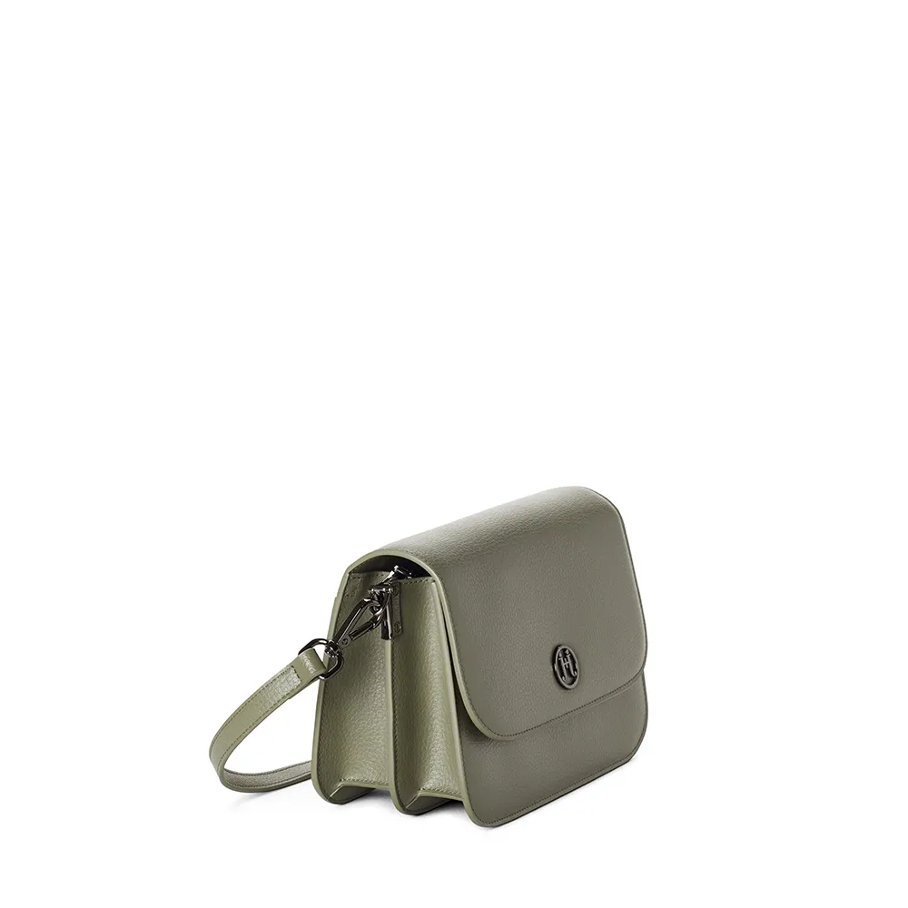 HARMONY Crossbody Bag in Moss MADE WITH MIRUM®