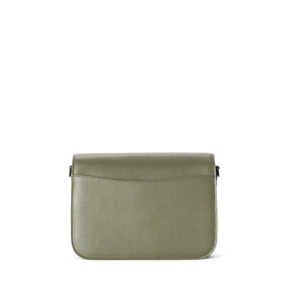 HARMONY Crossbody Bag in Moss MADE WITH MIRUM®