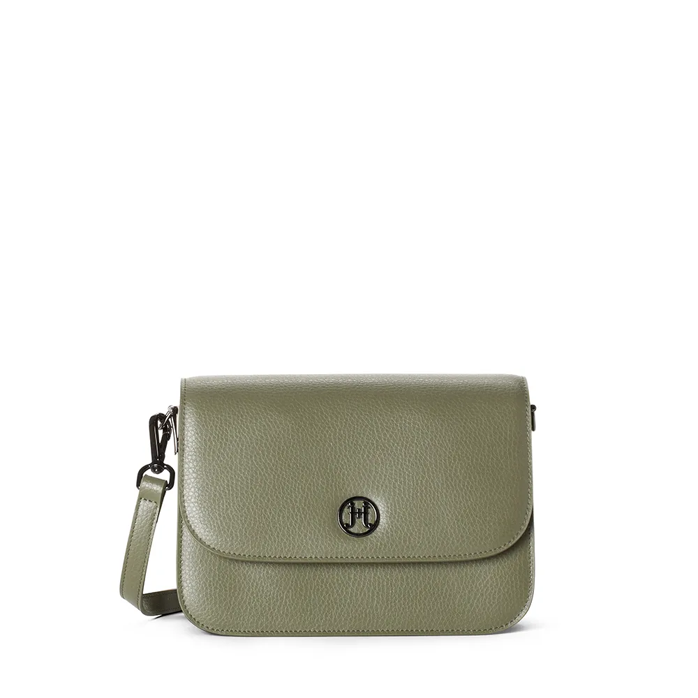 HARMONY Crossbody Bag in Moss MADE WITH MIRUM®