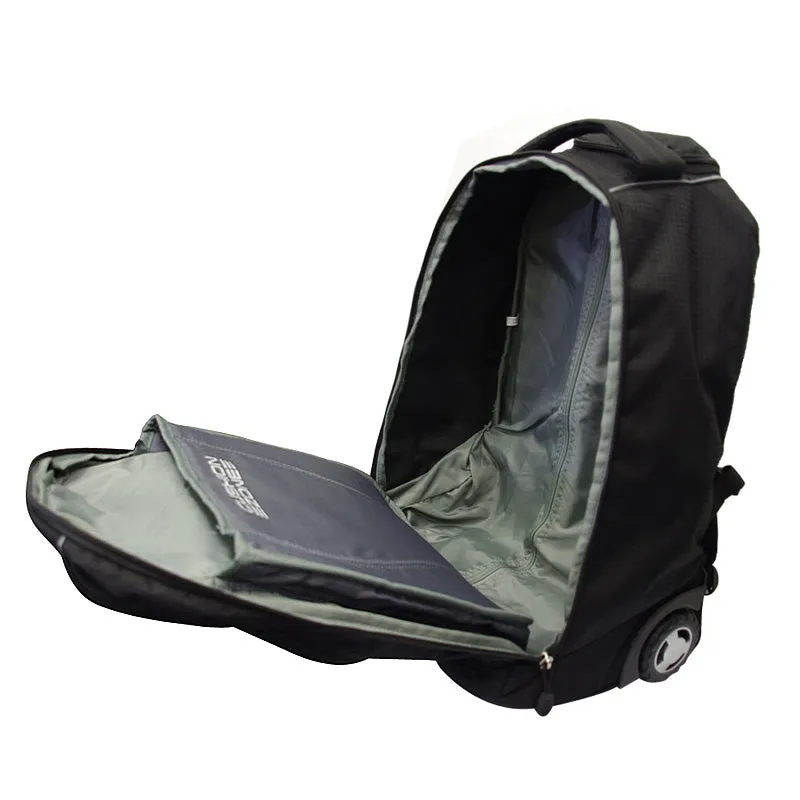 High Sierra - Freewheel 17inch Laptop Wheeled Carry-On Backpack - Black