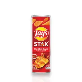 Lay's Stax Potato Chips Hot Chili Squid Flavor 100g