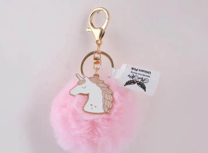 Mad Ally Pom Pom Keyrings