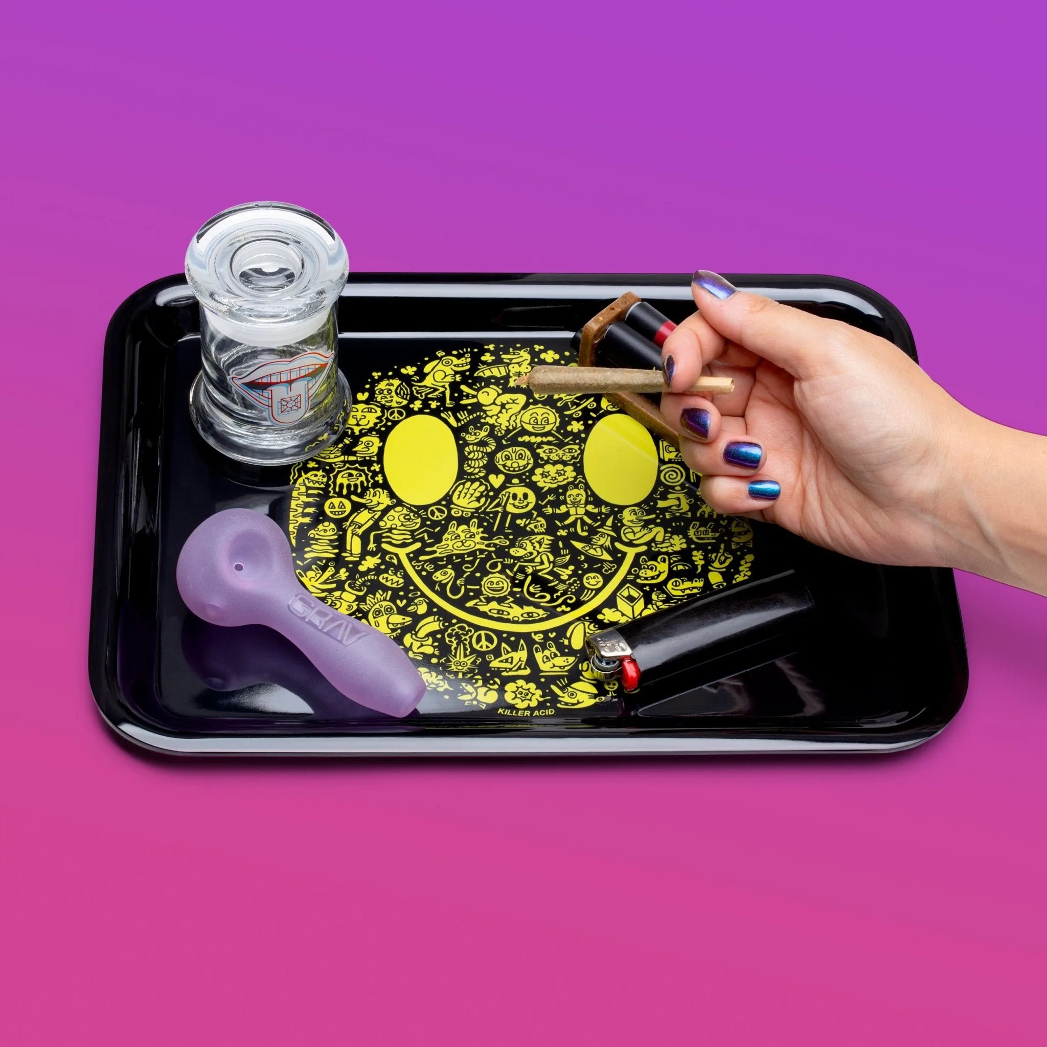 Miles of Smiles Rolling Tray