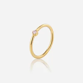 Mini Stacking Birthstone Ring