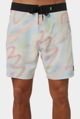 MISFIT - dope machine 17" boardshort - multi coloured