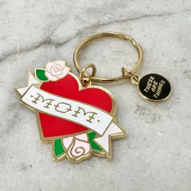 Mom Enamel Keychain