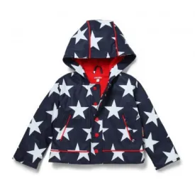 Navy Star Raincoat