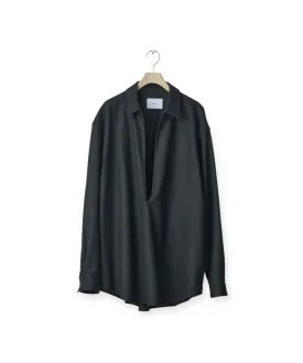 OVERSIZED SKIPPER SHIRT "BLACK"