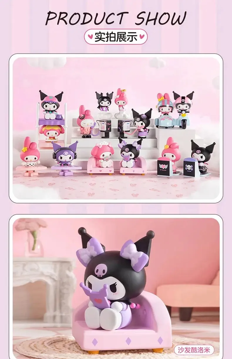 POP MART Sanrio Family Best Friend Sweetheart Series Blind Box Toys | Guess Bag | Mystery Box | Action Figure Surpresa