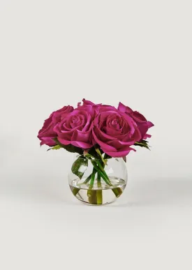 Real Touch Rose Arrangement - 7.75"