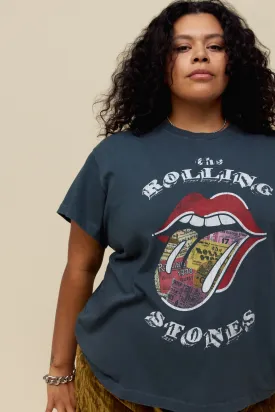 Rolling Stones Ticket Fill Tongue Tour Tee ES