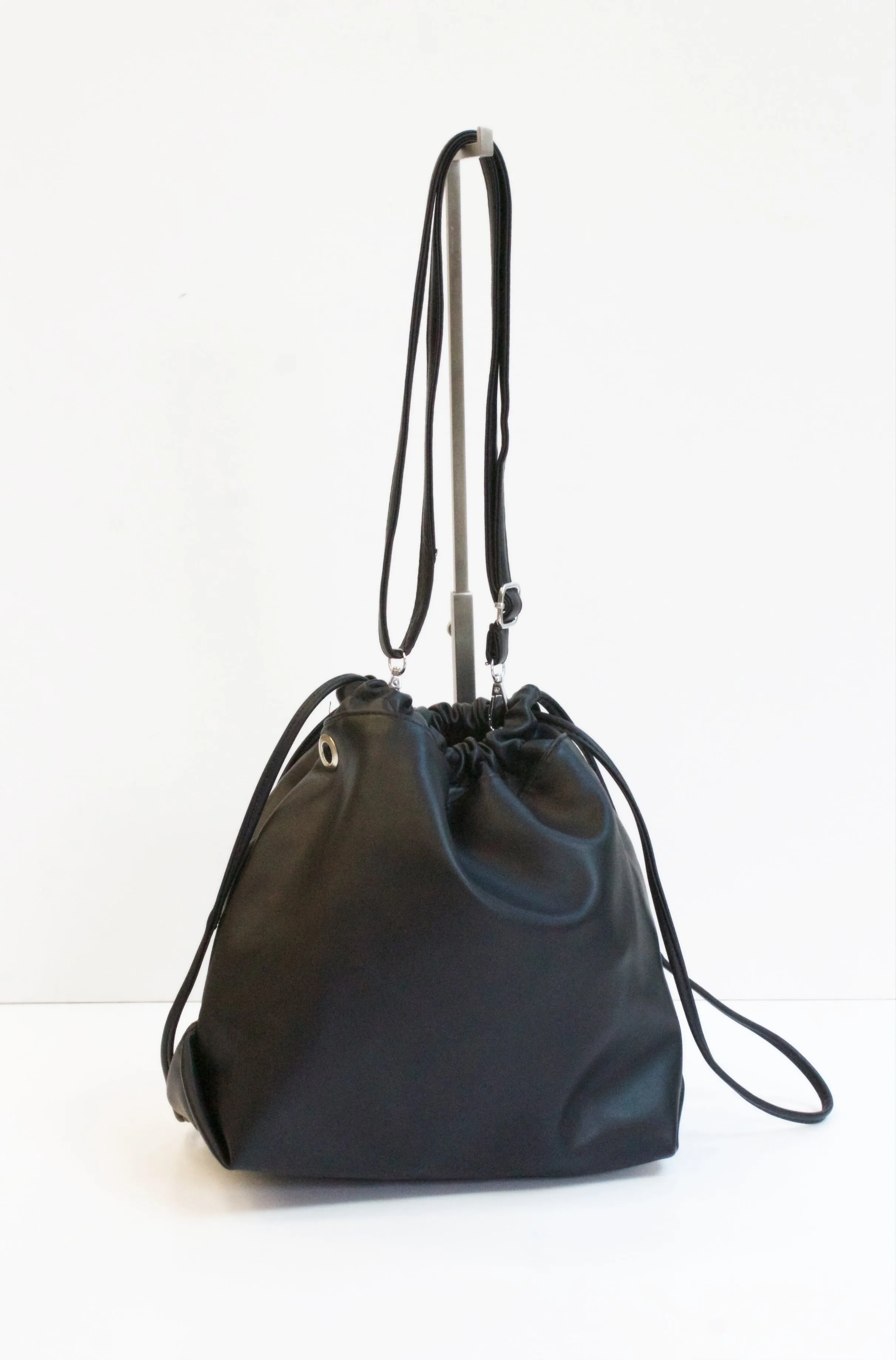 RONA Black Drawstring Bag