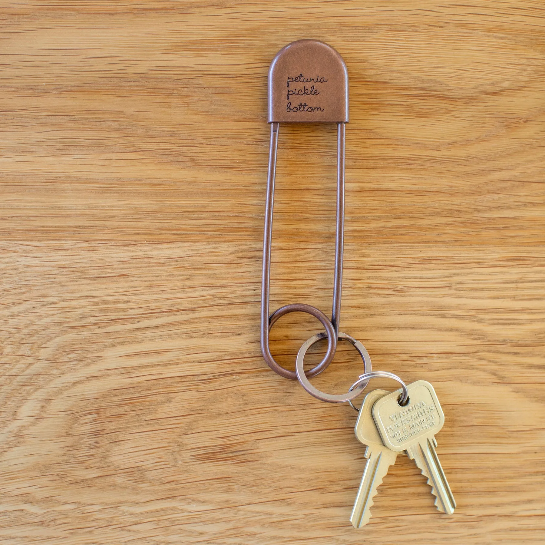 Safety Pin Keychain