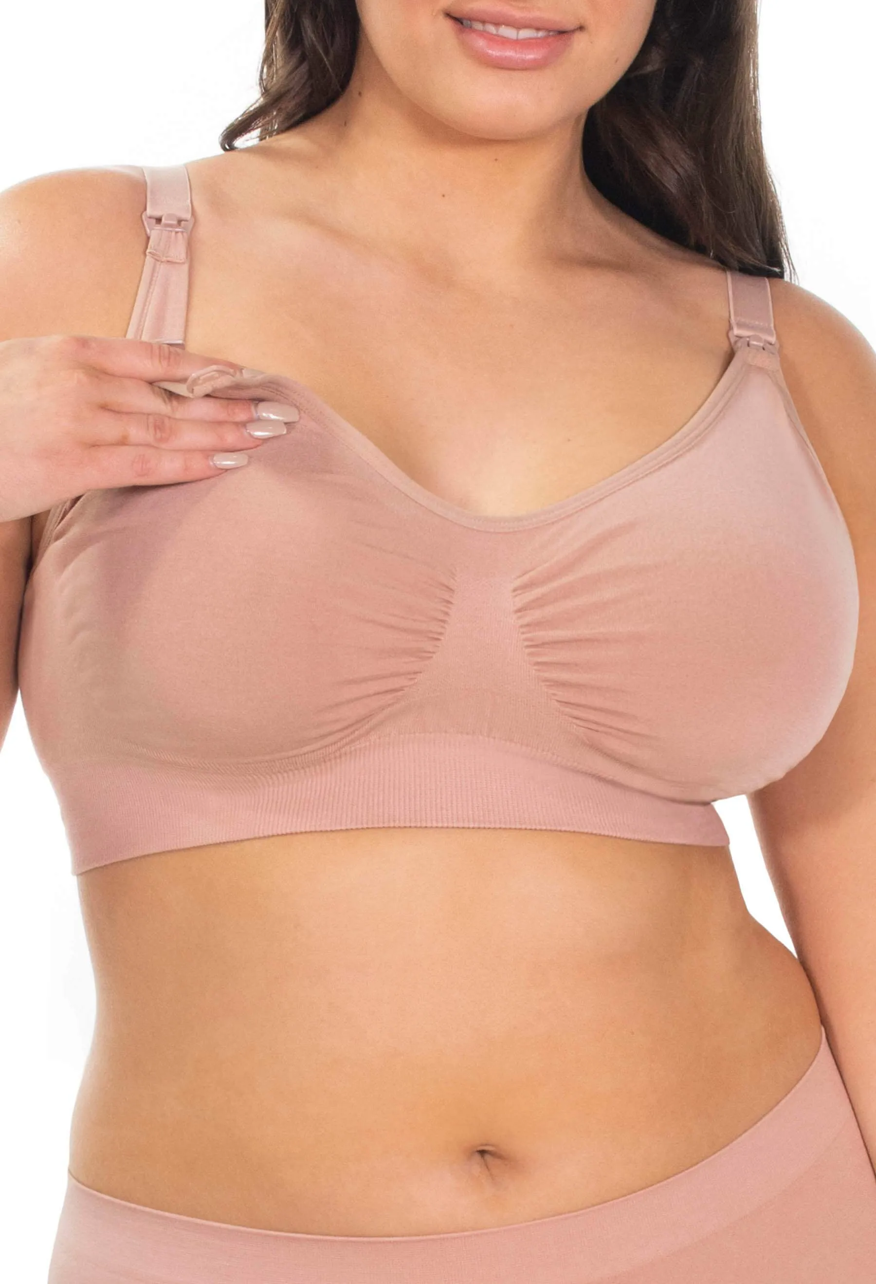 Seamless Comfort Bamboo Nursing Bra