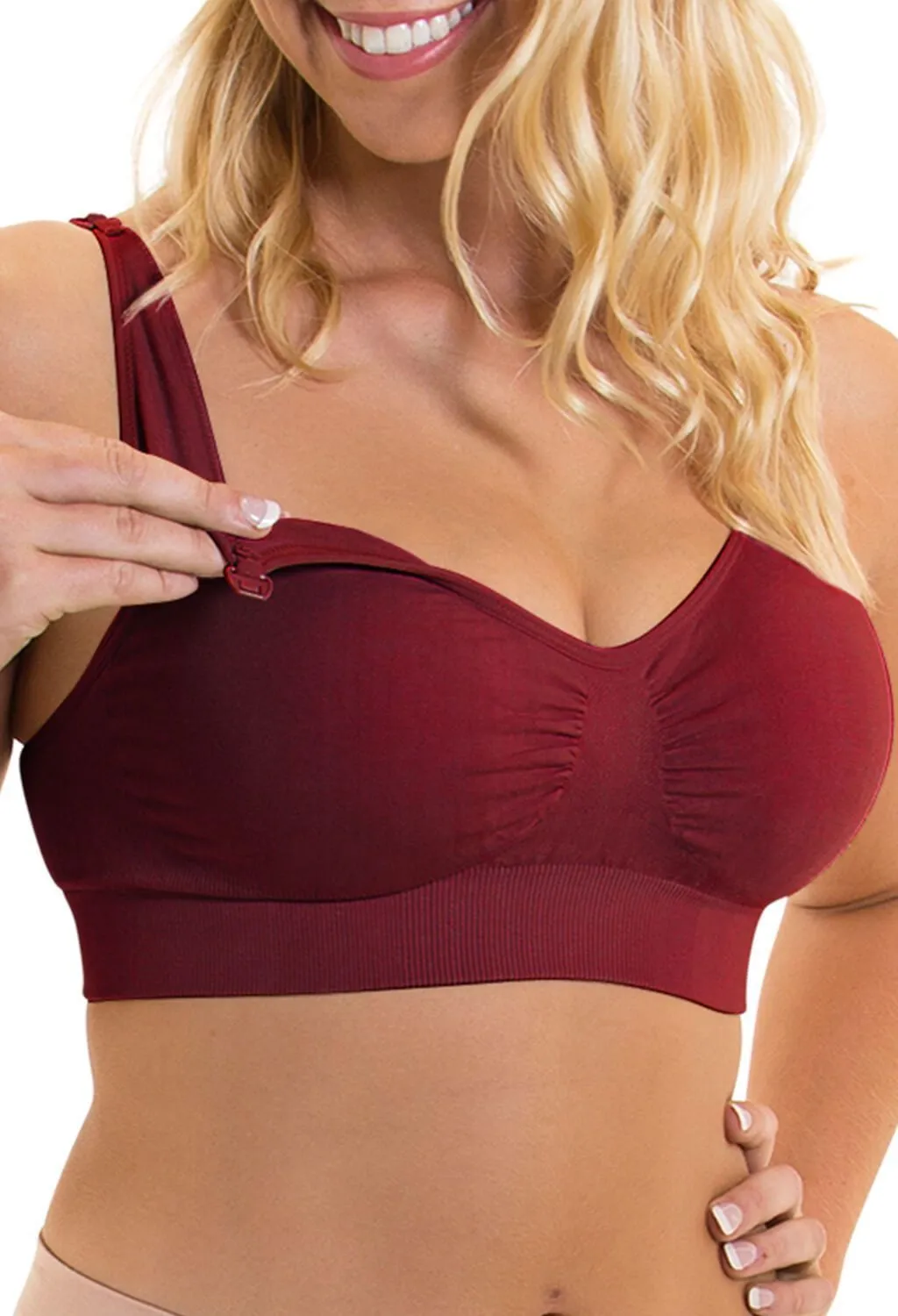 Seamless Comfort Bamboo Nursing Bra